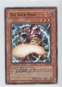 The Kick Man 1st Ed. YuGiOh Ancient Sanctuary #AST-012 2004 READ - Image 1