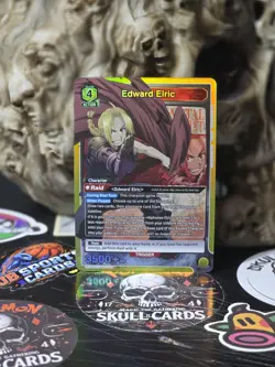 ☠☠ 63M79 Edward Elric SR Holo Fullmetal Alchemist Union Arena Card - Image 1