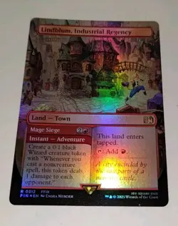 0312 Lindblum, Industrial Regency BORDERLESS FOIL Final Fantasy MTG Card NM FFIX - Image 4