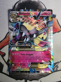 Mega Mawile EX XY104 2016 Pokemon XY Black Star Promo Holo MP Card - Image 1