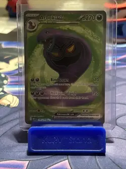 Arbok EX Pokemon Trading Card - 270 HP Menacing Fangs 185/165 - Image 1