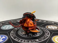 Bakugan Battle Brawlers Pyrus Orbit Helios Hex Spins & Card Painted - Image 2
