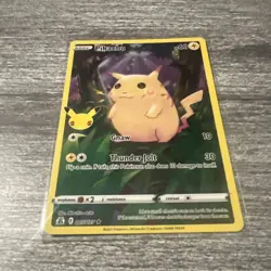 Pikachu 005/025 - Full Art Holo - Celebrations 25th Anniversary Pokemon Card - Image 2