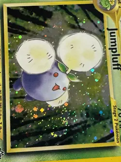 Pokemon TCG Jumpluff Neo Genesis Holo Card 7/111 Unlimited Rare, LP Condition - Image 3