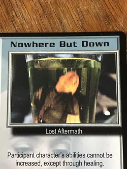 NOWHERE BUT DOWN PSI CORPS BABYLON 5 CCG RARE CARD NEAR MINT NEVER PLAYED WITH - Image 4