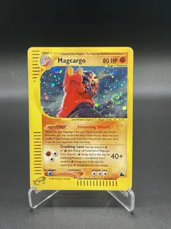 Magcargo H17/H32 Holo Skyridge E-Series Pokemon Card Swirl LP - Image 1