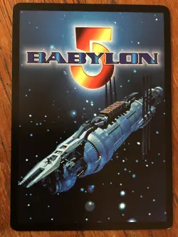 VITAL INTERESTS 1997 BABYLON 5 CCG RARE CARD NEAR MINT NEVER PLAYED - Image 2