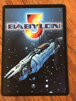 MANIFEST DESTINY THE SHADOWS BABYLON 5 CCG RARE CARD NEAR MINT NEVER PLAYED WITH - Image 2