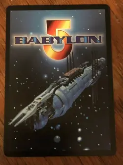 PRESIDENTIAL COUP 1998 BABYLON 5 CCG RARE CARD NEAR MINT NEVER PLAYED WITH - Image 2