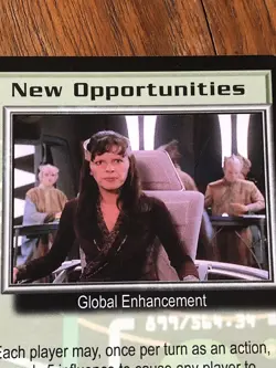 NEW OPPORTUNITIES THE SHADOWS BABYLON 5 CCG RARE CARD NEAR MINT UNPLAYED - Image 1