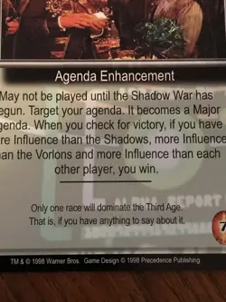 PREEMINENCE 1998 BABYLON 5 CCG RARE CARD NEAR MINT NEVER PLAYED WITH - Image 4