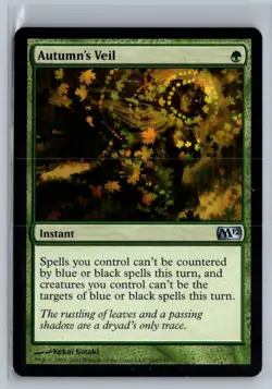 Autumn's Veil (a) Magic 2012 Uncommon - MTG Magic the Gathering Card - Image 1