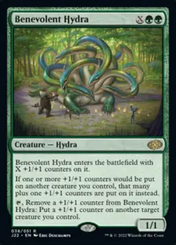 Mint/Near-Mint, French - 1 x MTG Benevolent Hydra Jumpstart 2022 - Image 1