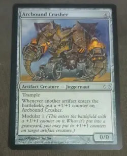 2009 MTG Planechase Arcbound Crusher #105 Light Play - Image 1