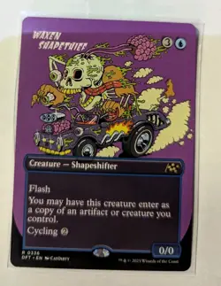 Waxen Shapethief (Borderless) MTG Aetherdrift Regular RARE - Image 1