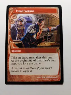 Final Fortune (Future Sight) Mystery Booster 2 Regular MtG 190 - Image 1