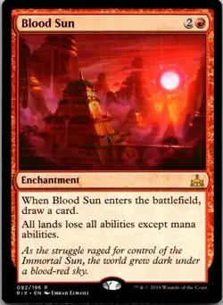 Blood Sun Rivals of Ixalan MTG NM - Image 1