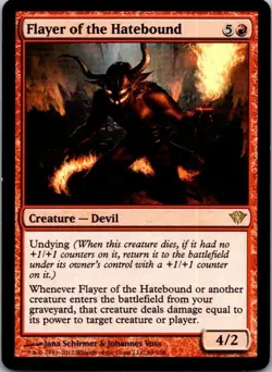 Flayer of the Hatebound Dark Ascension MTG LP - Image 1