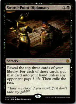 Sword-Point Diplomacy Ixalan MTG NM - Image 1