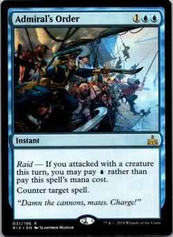 Admiral's Order Rivals of Ixalan MTG NM - Image 1