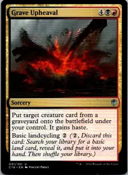 Grave Upheaval Commander 2016 MTG NM - Image 1