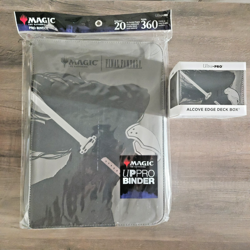 New Ultra Pro MTG Final Fantasy Sephiroth Premium Binder & Alcove Edge Deck Box - Image 1