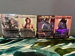 Final Fantasy MTG Borderless Regular Set Of 12. Celes, Yuna, Squall And More! - Image 3