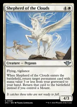 Shepherd of the Clouds - Outlaws of Thunder Junction OTJ - MTG - LP Magic - 28 U - Image 1