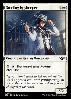 Sterling Keykeeper - Outlaws of Thunder Junction OTJ - MTG - LP Magic - 32 C - Image 1