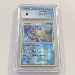 Pokemon Blastoise Platinum Reverse Holo Rare #2 CGC 9 Mint - Image 1