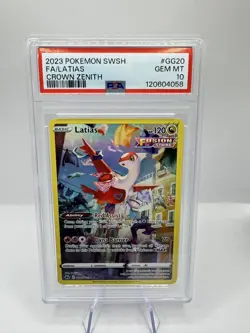 2023 Pokemon Crown Zenith #GG20 Latias Full Art PSA 10 Gem Mint - Image 1