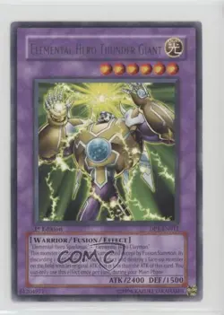 Elemental HERO Thunder Giant 1st Ed. YuGiOh Duelist Pack: Jaden Yuki #DP1-EN011 - Image 1