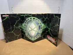 Yu-Gi-Oh Card Game Yugioh Yugi 1996 Konami Cardboard Folding Playmat Shonen Jump - Image 1