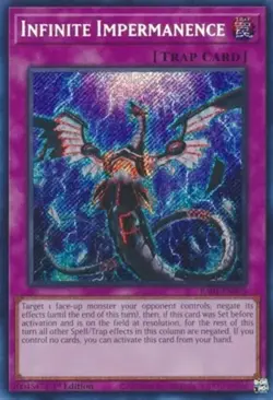 Infinite Impermanence - RA01-EN075 - Secret Rare - 1st Edition NM YuGiOh! 25th - Image 1