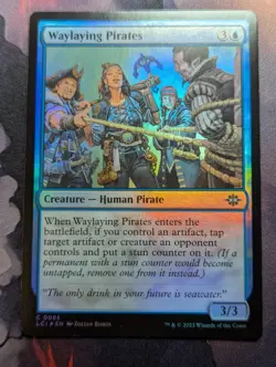 Waylaying Pirates - LCI - 0085 - MTG - TCG Card - FOIL - Image 1