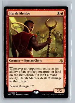 Harsh Mentor Amonkhet Rare - MTG Magic the Gathering Card - Image 1