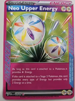 POKEMON Temporal Forces NM RARE Holo ACE SPEC Special #162 NEO UPPER ENERGY card - Image 3
