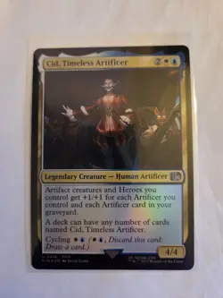Final Fantasy Cid, Timeless Artificer (Foil) Uncommon MTG Card 0414 - Image 1