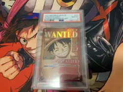 PSA10 Monkey D. Luffy SP ST12-001 SR WANTED One Piece Card Japanese - Image 1