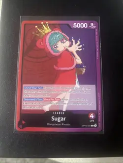 One Piece Sugar OP10-003 Leader Royal Blood Card Game - Image 1