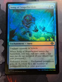 Song of Stupefaction - LCI - 0077 - MTG - TCG Card - FOIL - Image 1