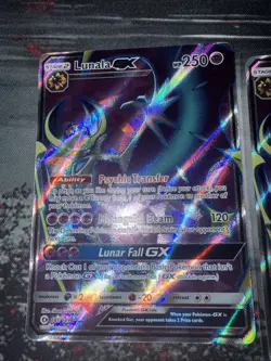 Lunala GX Pokemon Card - Psychic Transfer Ability, Moongeist Beam - Image 1