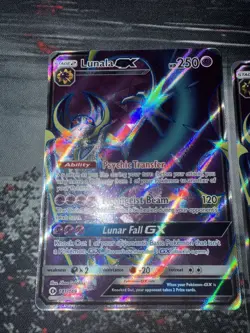 Lunala GX Pokemon Card - Psychic Transfer Ability, Moongeist Beam - Image 2