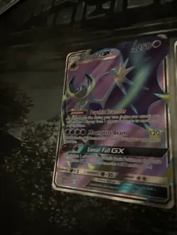 Lunala GX Pokemon Card - Psychic Transfer Ability, Moongeist Beam - Image 4
