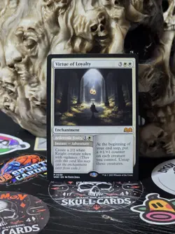 ☠☠ MTG Virtue of Loyalty Wilds of Eldraine Regular - Image 1