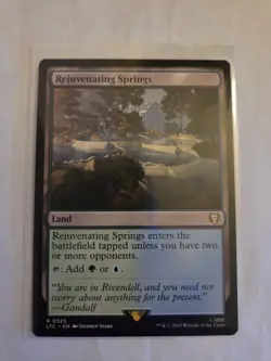 MTG Rejuvenating Springs Commander Masters Regular Rare LP - Image 1