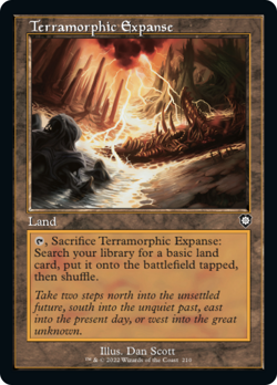 TERRAMORPHIC EXPANSE mtg NM-M The Brothers War Commander 1 Common Retro Frame - Image 1