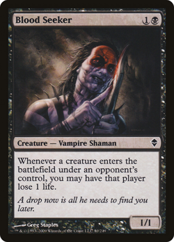 BLOOD SEEKER x4 mtg NM-M Zendikar 4 Common - Image 1