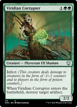 VIRIDIAN CORRUPTER x1 mtg NM-M Commander Phyrexia 1 Unc - Image 1