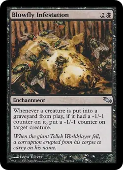 BLOWFLY INFESTATION x1 mtg NM Shadowmoor 1 Unc - Image 1
